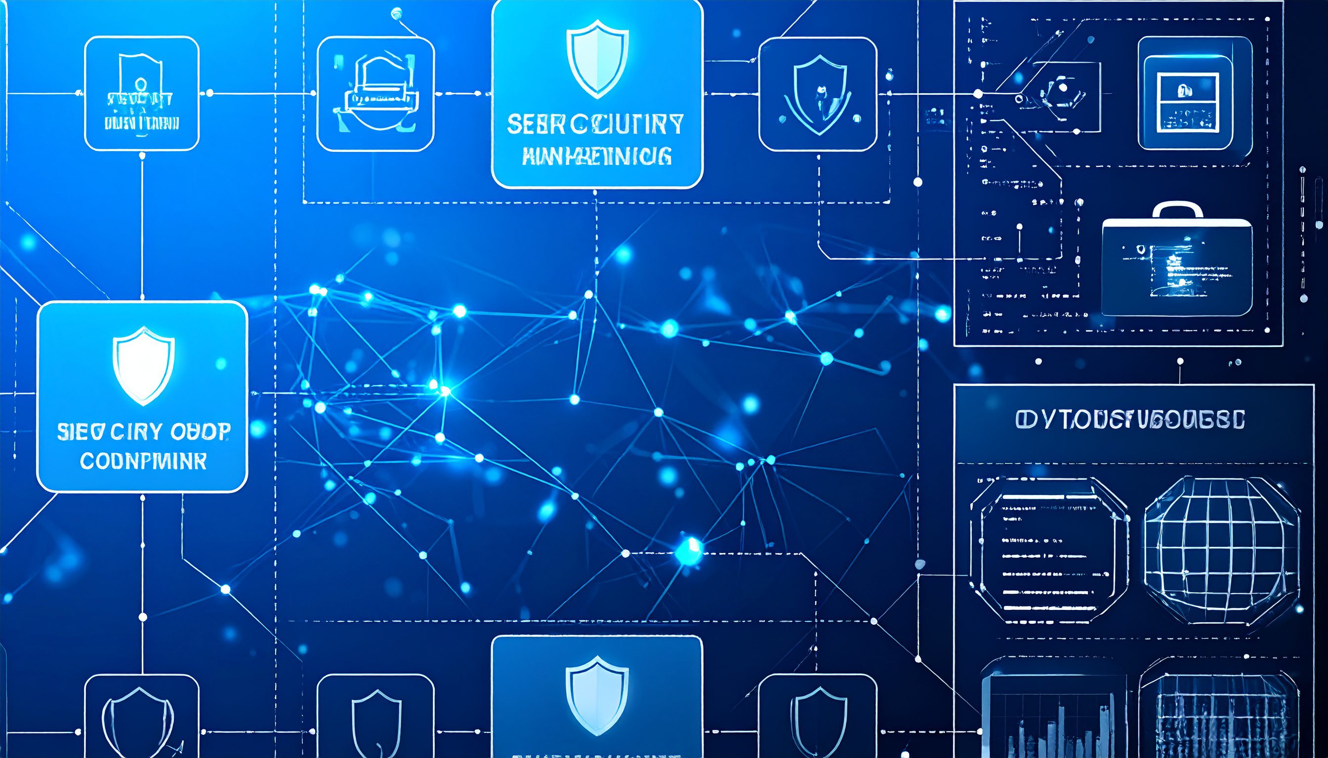 68eca8a77289e_Firefly_A high-tech cinematic digital illustration of a secure software development lifecycle 77023
